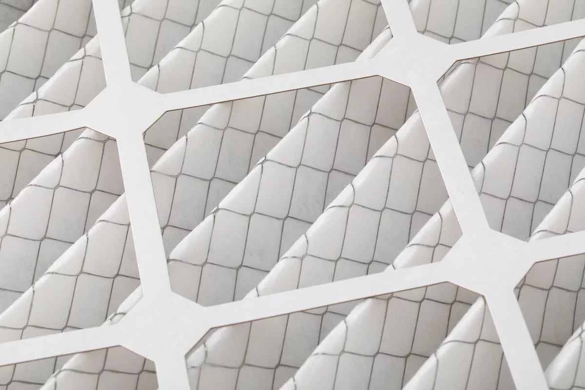 16X20x2 MERV 8 Pleated HV Furne 2'' Air Filters By Pamlico. Case Of 12. Ext Sizeize: 15-1/2 X 19-1/2 X 1-3/4, Ivory