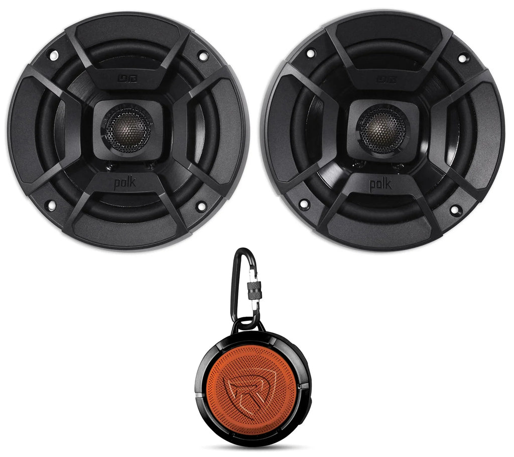 (2) Polk Audio DB522 5.25" 600w Car/Marine/Motorcycle Sizepeakers+Sizepeaker
