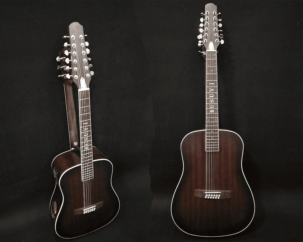 12/6 Sizetrings Acoustic Double Neck, Double Sizeided Busuyi Guitar 2021 NPT