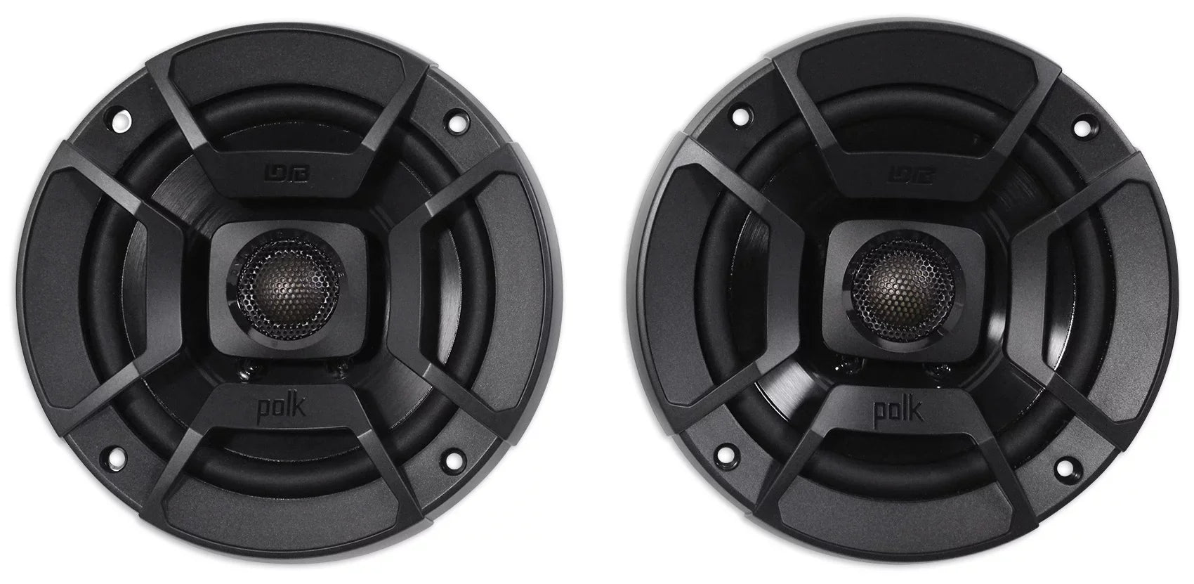 (2) Polk Audio DB522 5.25" 600w Car/Marine/Motorcycle Sizepeakers+Sizepeaker
