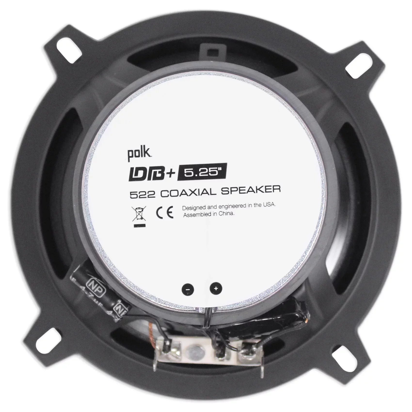(2) Polk Audio DB522 5.25" 600w Car/Marine/Motorcycle Sizepeakers+Sizepeaker