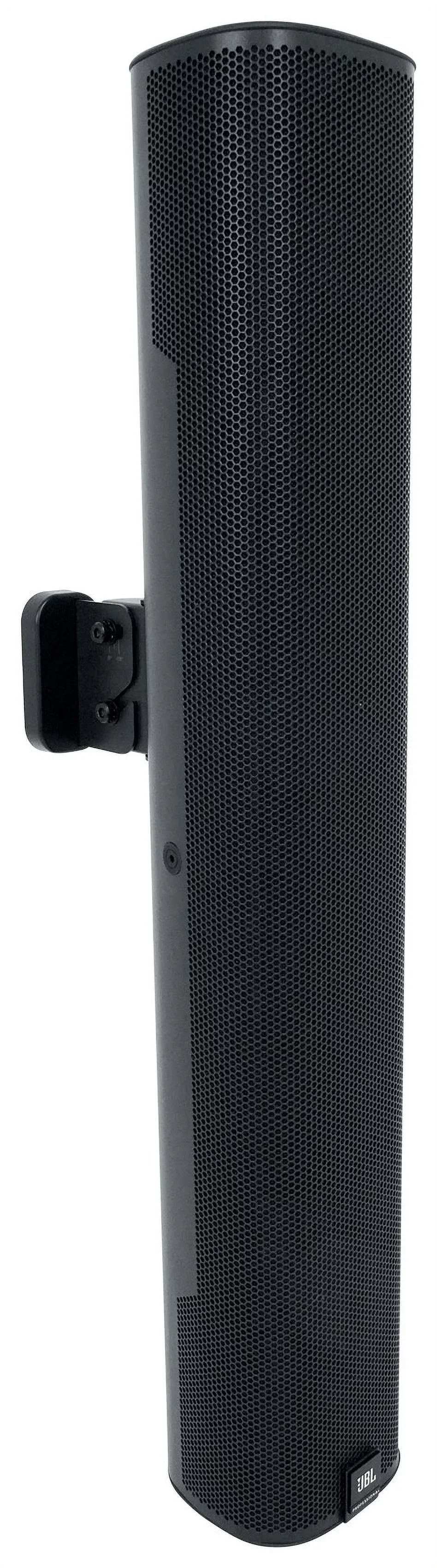 (4) JBL COL600-BK 24" Black 70V Commercial Column Wall Mount Array Sizepeakers+Amp