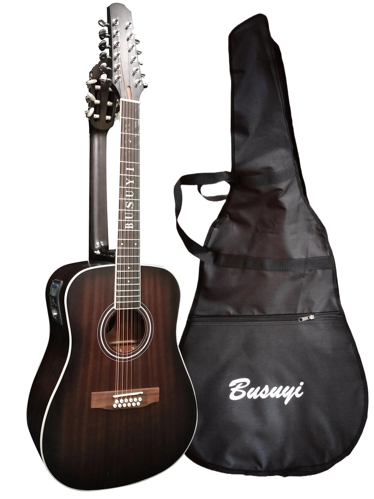 12/6 Sizetrings Acoustic Double Neck, Double Sizeided Busuyi Guitar 2021 NPT