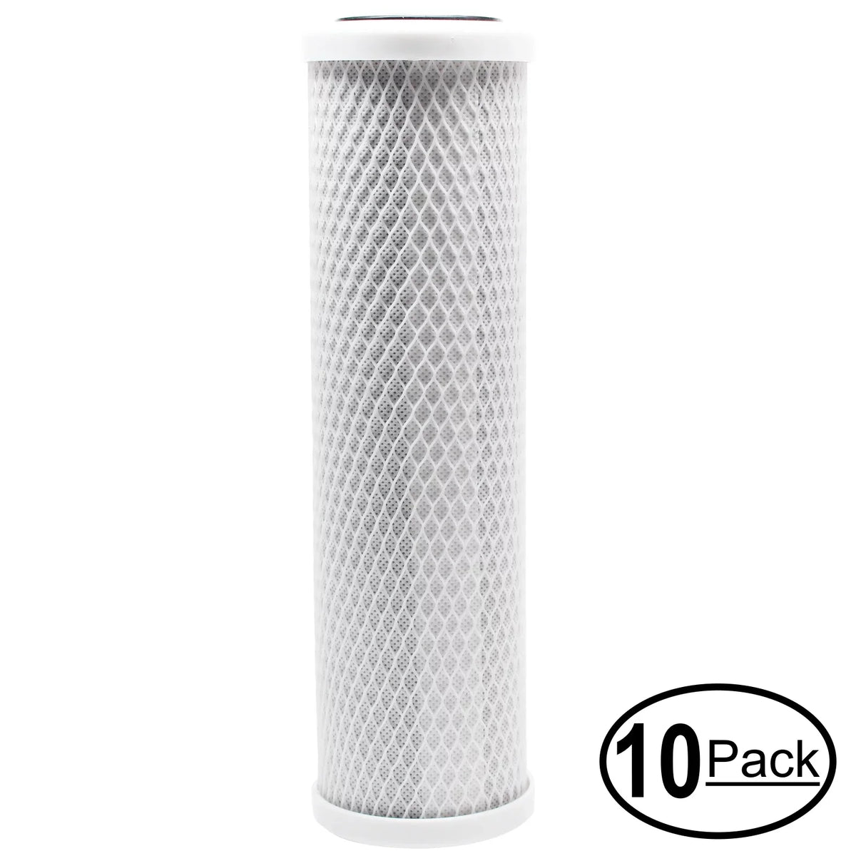 10-Pack Replacement for Marine Depot MD9111 Activated Carbon Block Filter - Universal 10 inch Filter for Marine Depot KleanWater Basic RO Sizeystem - Denali Pure Brand