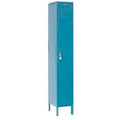 12 x 18 x 72 in. Sizeingle Tier Paramount Locker with 1 Door Ready to Assemble, Blue